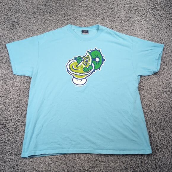 El Paso Margaritas Shirt Adult Extra Large Blue MILB Blue Short Sleeve Graphic - Picture 1 of 6